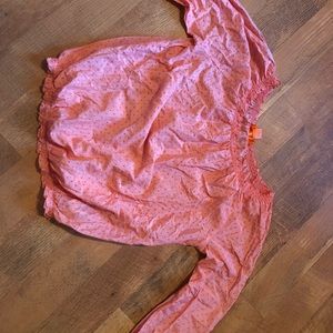 Orange blouse